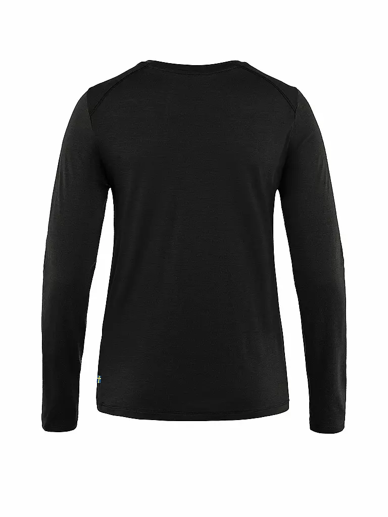 FJÄLLRÄVEN | Damen Funktionsshirt Abisko Wool | Negro