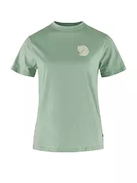 FJÄLLRÄVEN | Camiseta funcional de mujer Fox Boxy Logo | Verde claro