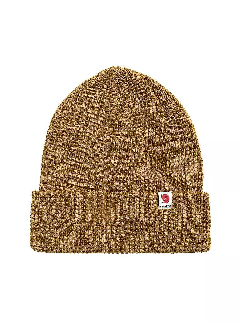 FJÄLLRÄVEN | Gorro Beanie Tab para hombre | Mostaza