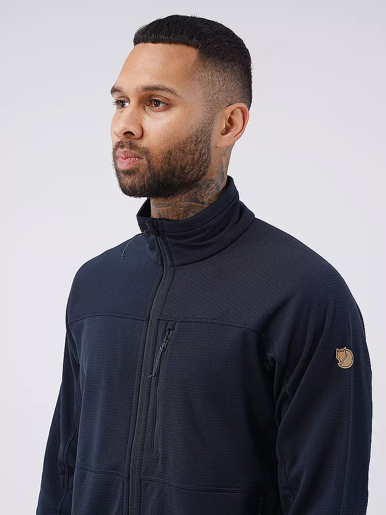 FJÄLLRÄVEN | Herren Fleecejacke Abisko Lite | Azul oscuro