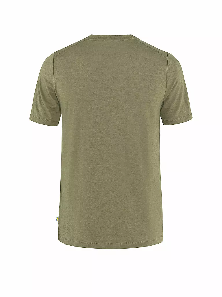 FJÄLLRÄVEN | Herren Funktionsshirt Abisko Wool Classic | Oliva