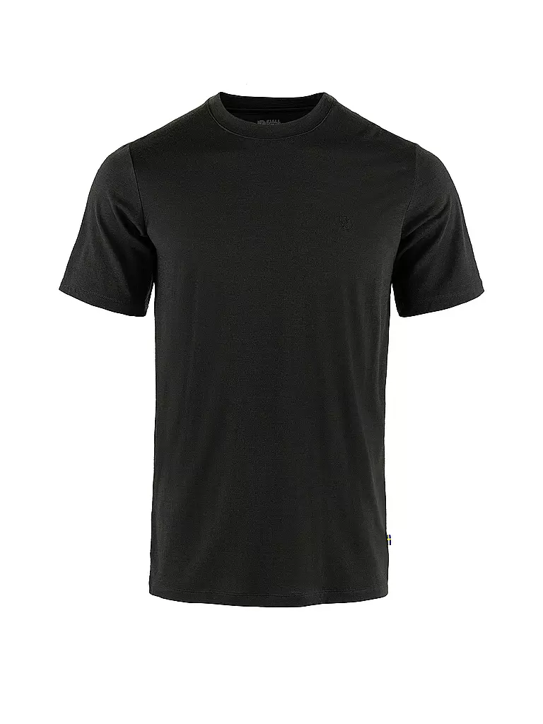FJÄLLRÄVEN | Herren Funktionsshirt Abisko Wool | Negro