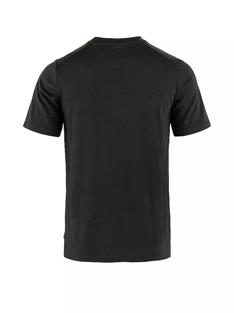 FJÄLLRÄVEN | Herren Funktionsshirt Abisko Wool | Negro