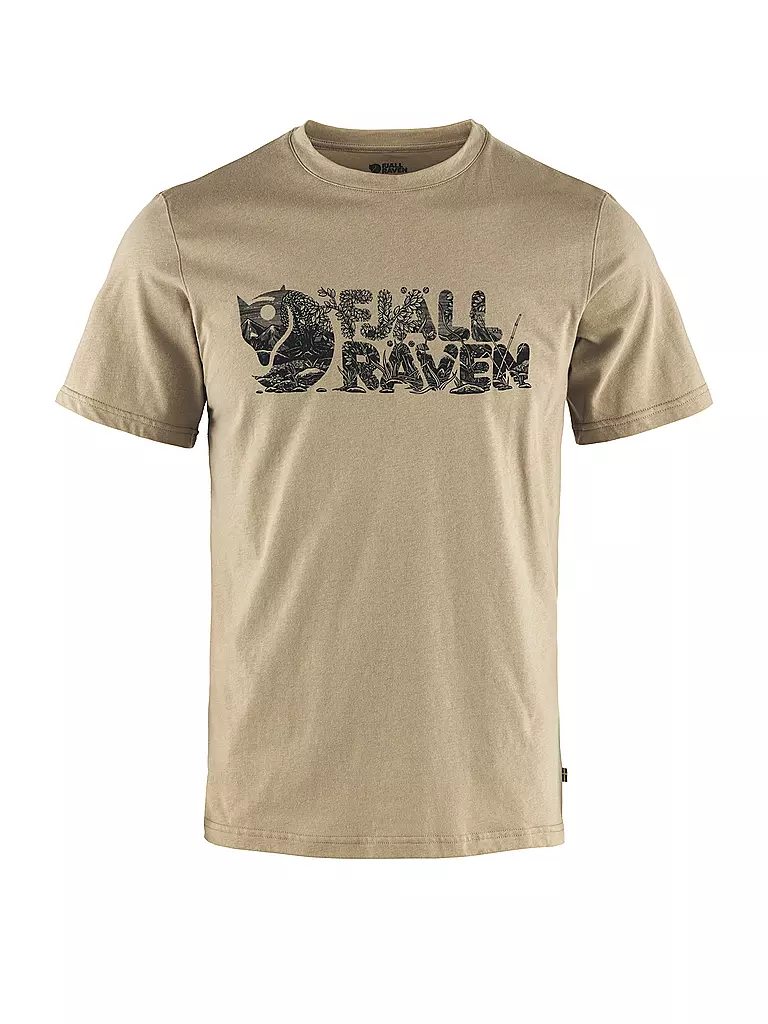 FJÄLLRÄVEN | Herren Funktionsshirt Lush Logo | Camel