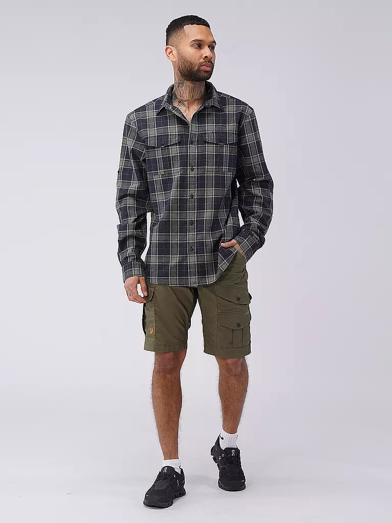 FJÄLLRÄVEN | Herren Hemd Övik Travel | Azul oscuro