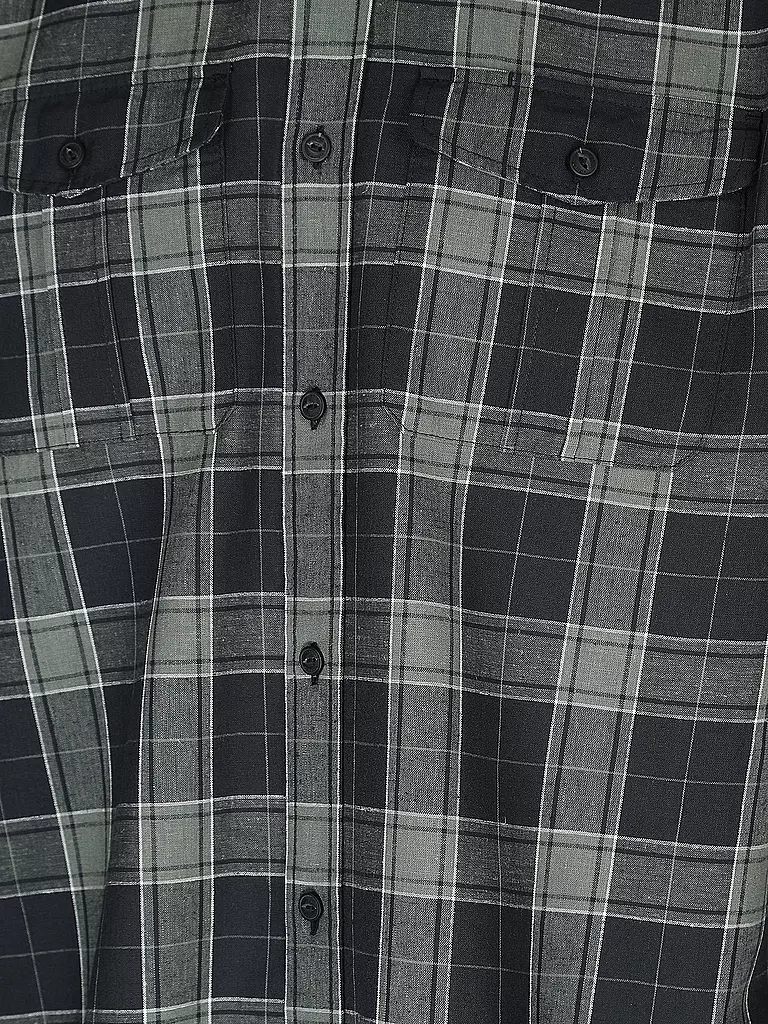 FJÄLLRÄVEN | Herren Hemd Övik Travel | Azul oscuro