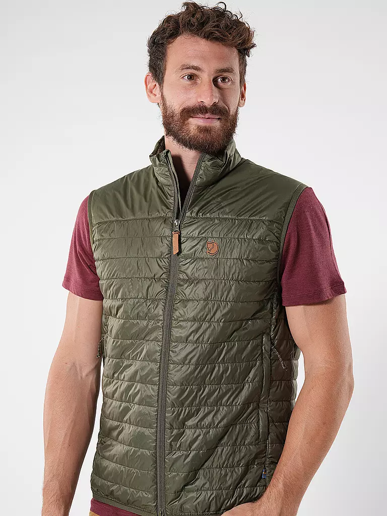 FJÄLLRÄVEN | Herren Isoweste Abisko Padded | Oliva