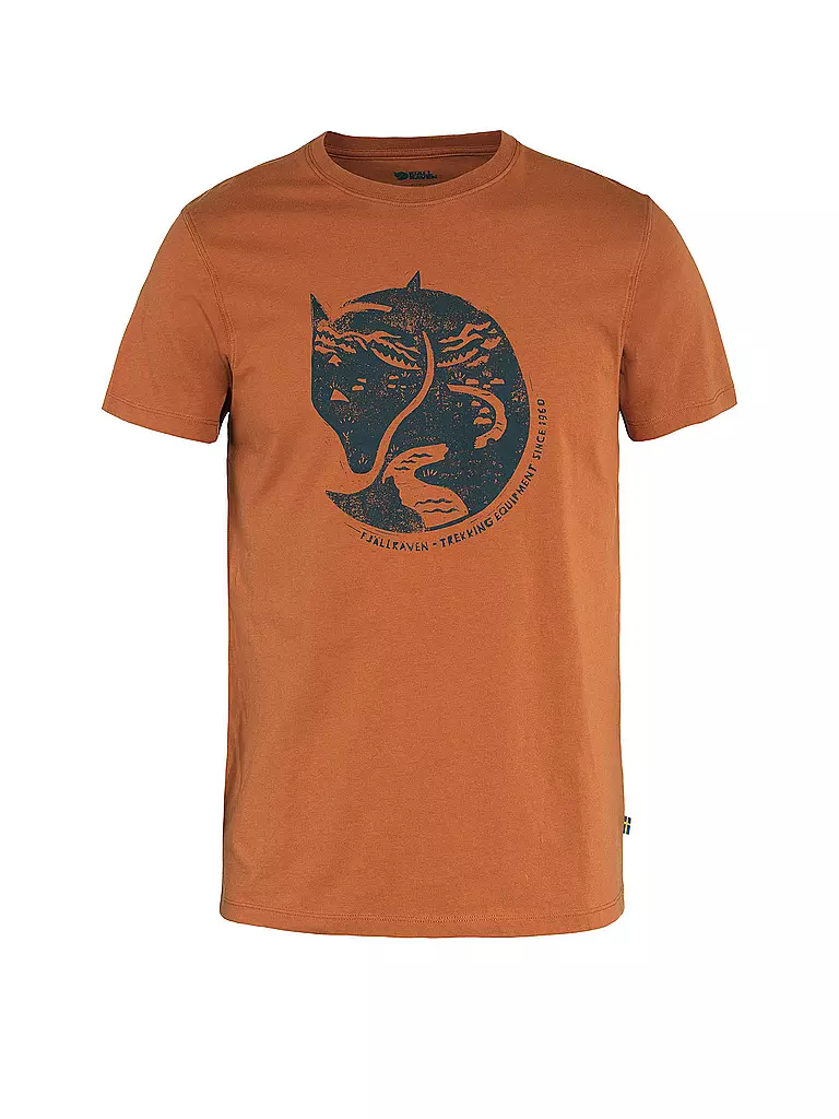 FJÄLLRÄVEN | Herren T-Shirt Arctic Fox | Cobre