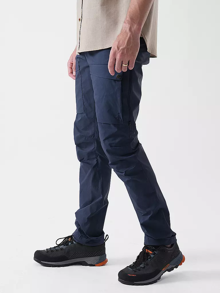 FJÄLLRÄVEN | Herren Wanderhose Hybrid G1000 | Azul oscuro