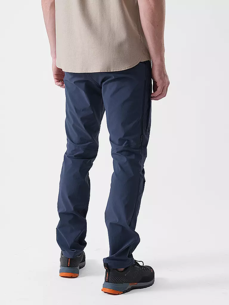 FJÄLLRÄVEN | Herren Wanderhose Hybrid G1000 | Azul oscuro