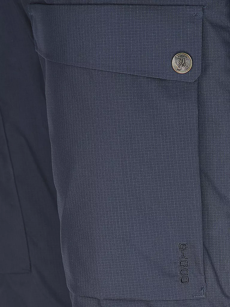FJÄLLRÄVEN | Herren Wanderhose Hybrid G1000 | Azul oscuro