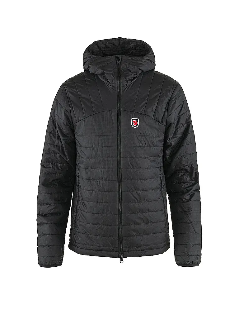 FJÄLLRÄVEN | Isojacke Expedition X-Lätt Hoodie para hombre | Negro