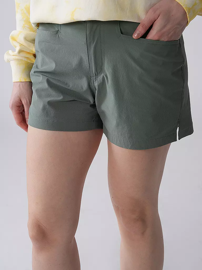 FJÄLLRÄVEN | Pantalón corto de mujer High Coast Lite | Verde claro