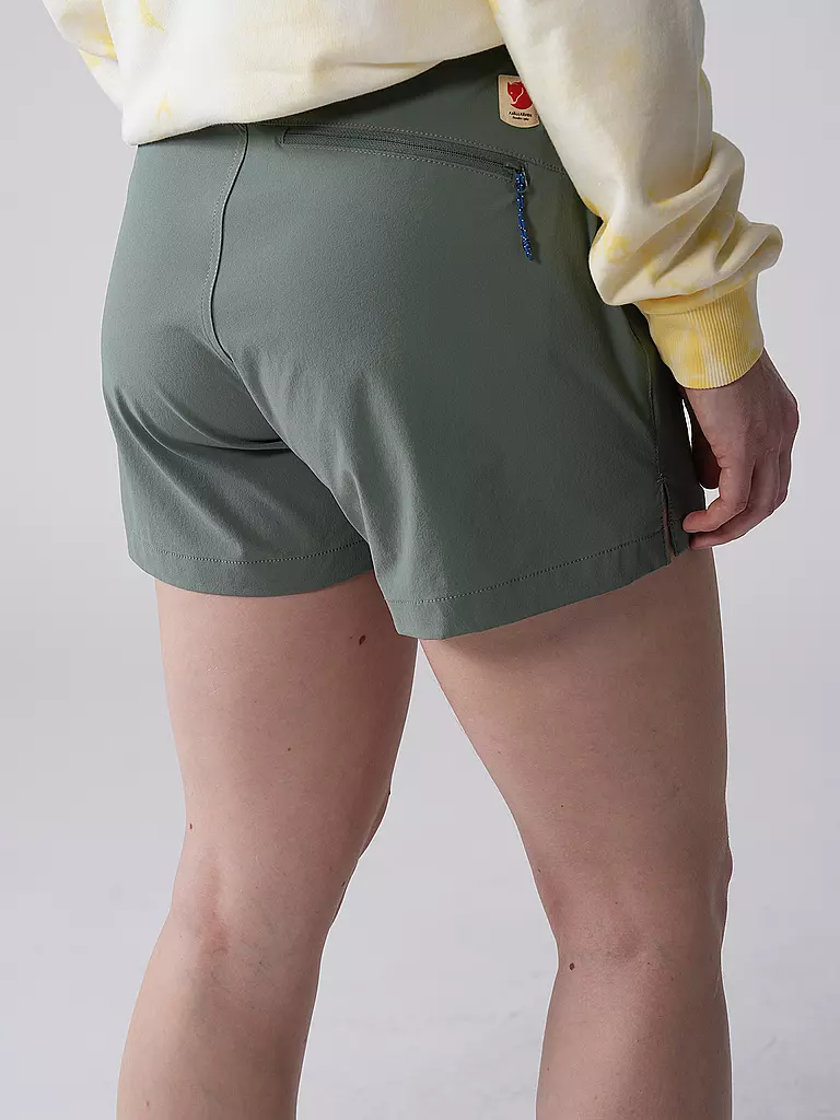 FJÄLLRÄVEN | Pantalón corto de mujer High Coast Lite | Verde claro