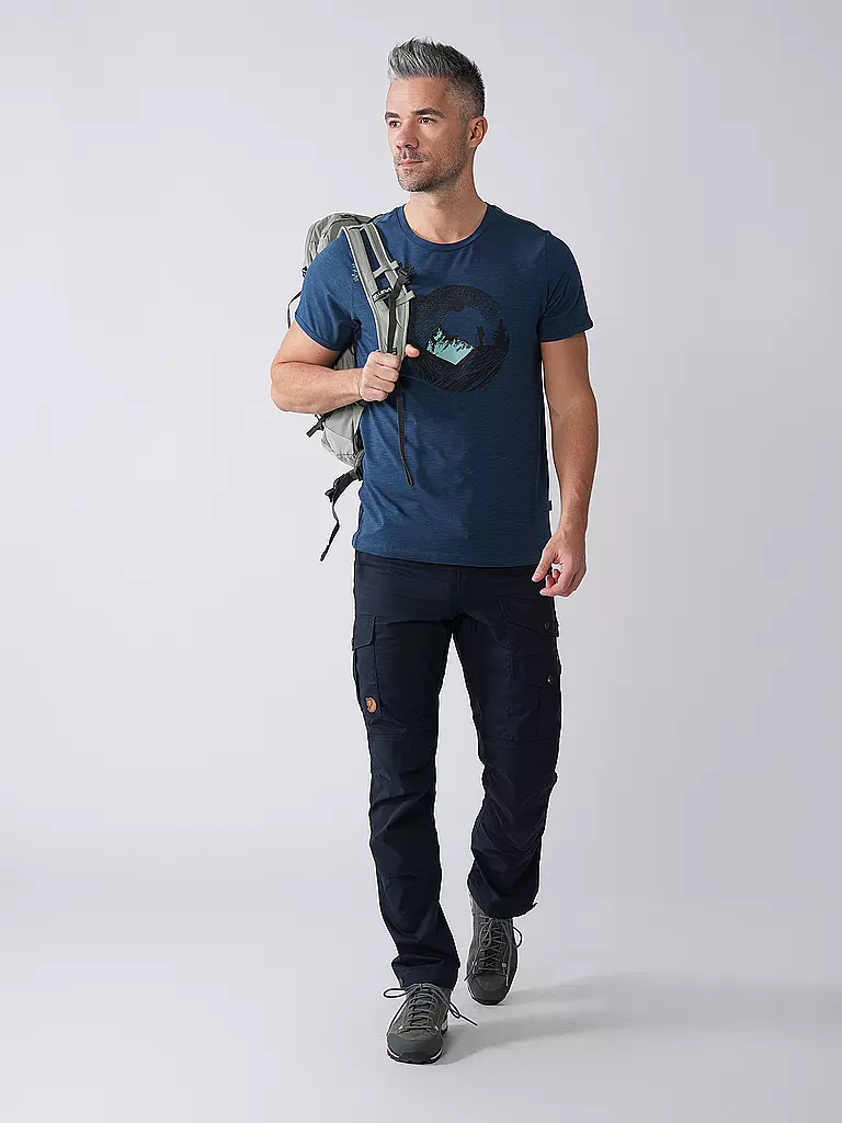 FJÄLLRÄVEN | Pantalón de senderismo para hombre Vidda Pro Lite G1000 | Azul oscuro