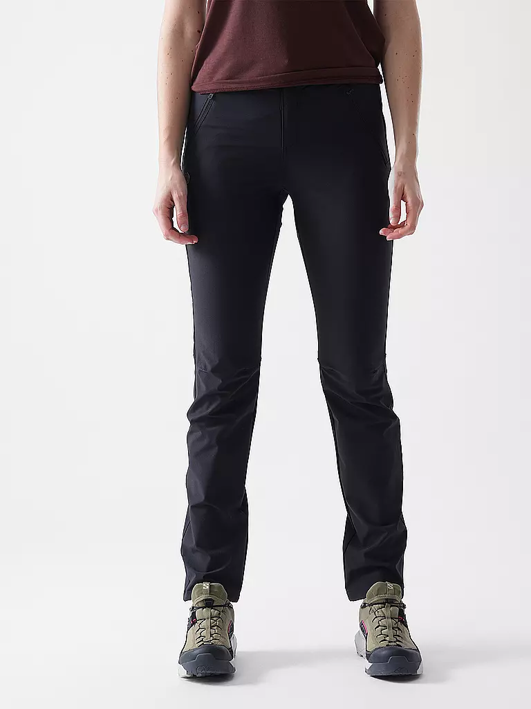 FJÄLLRÄVEN | Pantalón de senderismo para mujer Abisko Trail Stretch | Negro