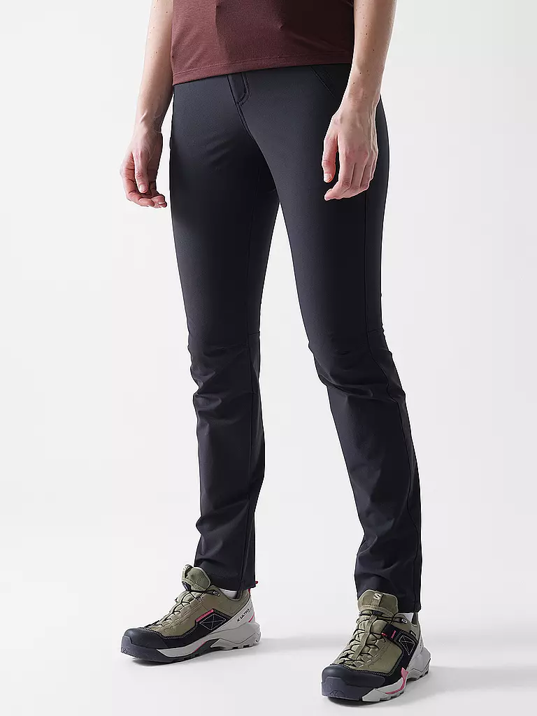 FJÄLLRÄVEN | Pantalón de senderismo para mujer Abisko Trail Stretch | Negro