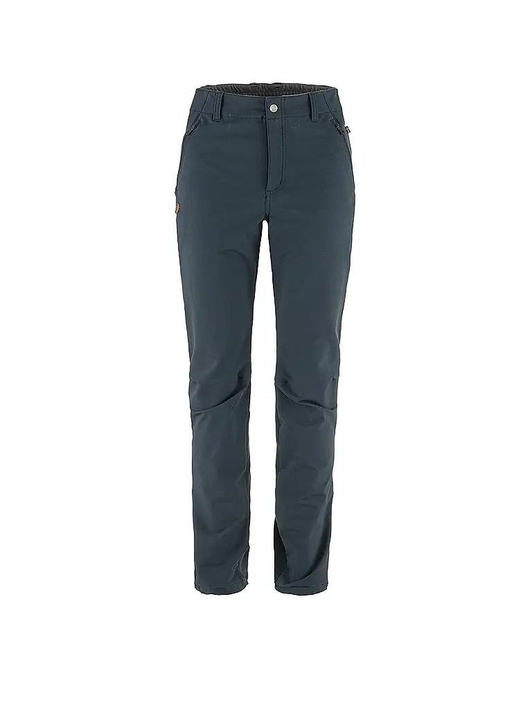 FJÄLLRÄVEN | Pantalón de senderismo para mujer Abisko Winter Regular | Azul oscuro