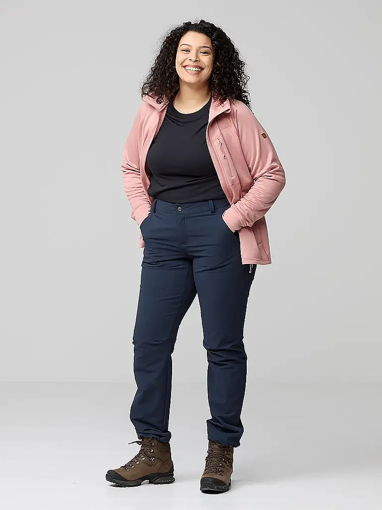 FJÄLLRÄVEN | Pantalón de senderismo para mujer Abisko Winter Regular | Azul oscuro