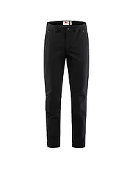 FJÄLLRÄVEN | Pantalón softshell de senderismo para hombre Abisko Winter Stretch | Negro