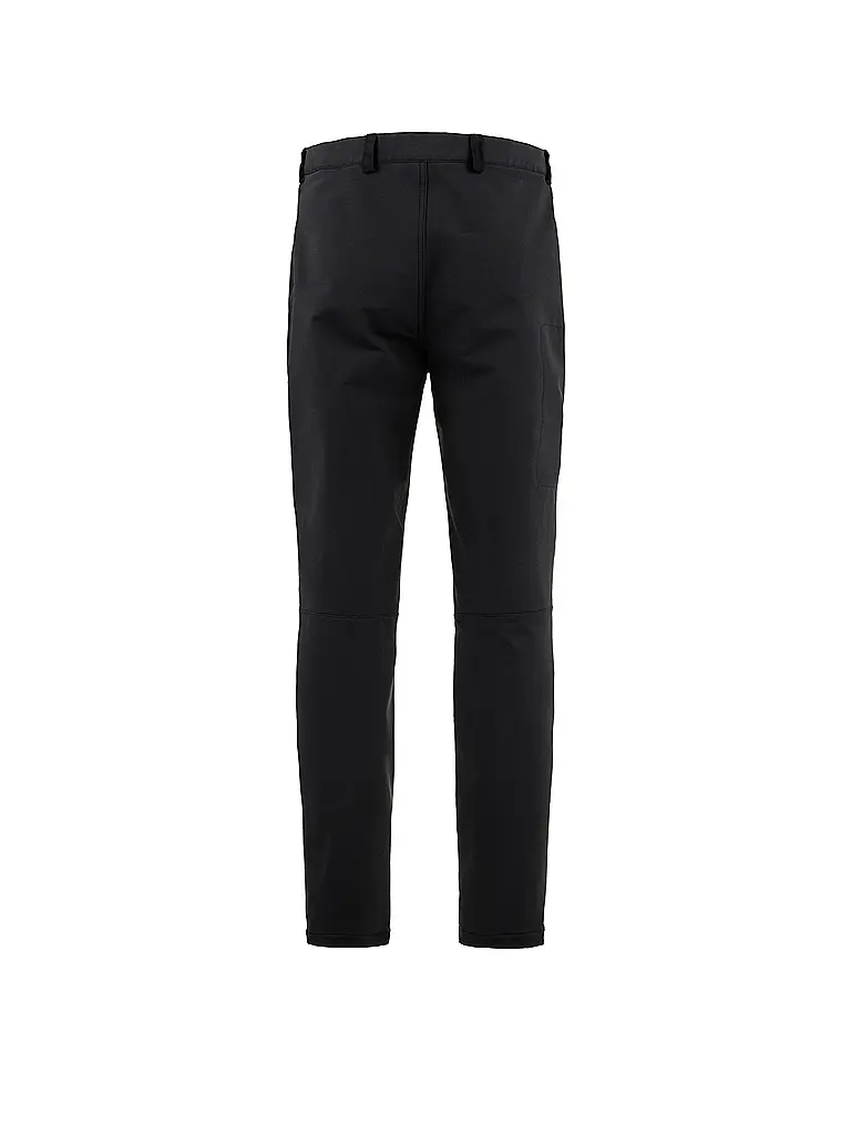 FJÄLLRÄVEN | Pantalón softshell de senderismo para hombre Abisko Winter Stretch | Negro