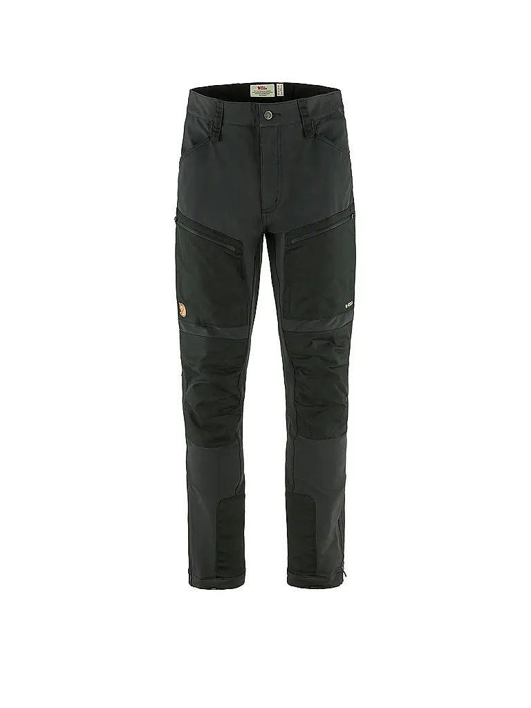 FJÄLLRÄVEN | Pantalón softshell KEB Agile Winter para hombre | Negro