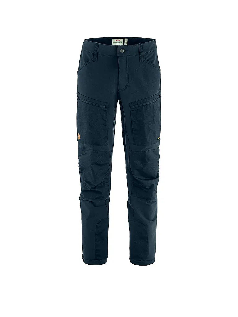 FJÄLLRÄVEN | Pantalón softshell KEB Agile Winter para hombre | Azul oscuro
