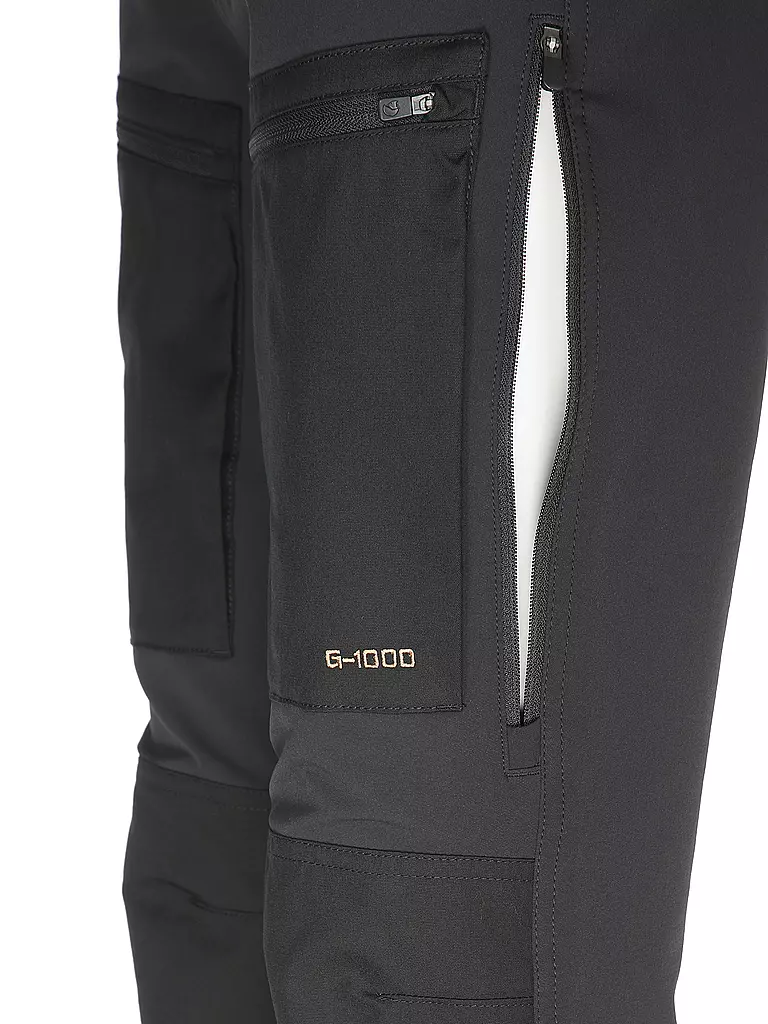 FJÄLLRÄVEN | Pantalones de senderismo Keb Agile Winter para mujer | Negro