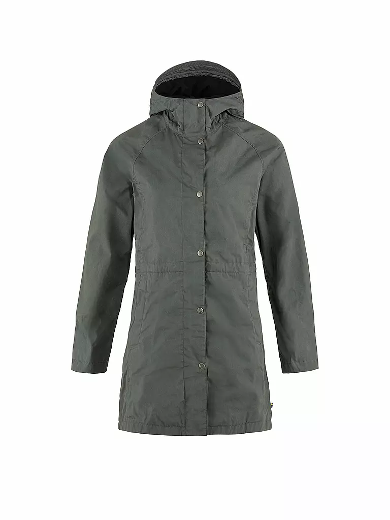 FJÄLLRÄVEN | Parka de invierno para mujer Karla Hydratic con capucha | Gris