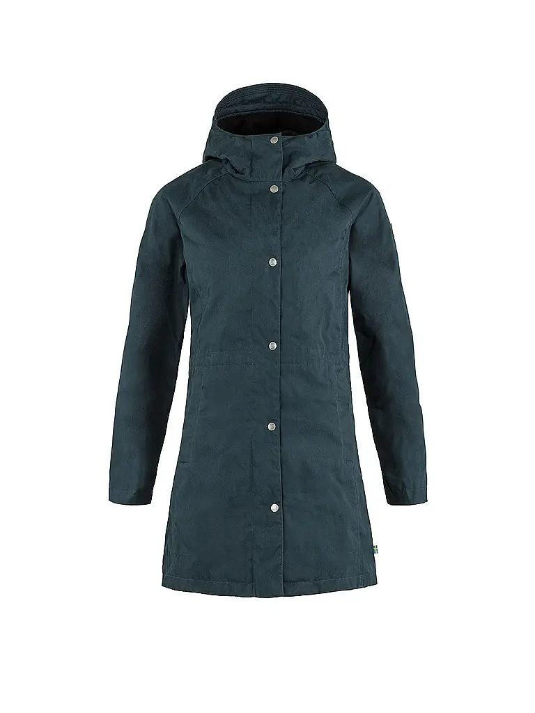 FJÄLLRÄVEN | Parka de invierno para mujer Karla Hydratic con capucha | Azul oscuro