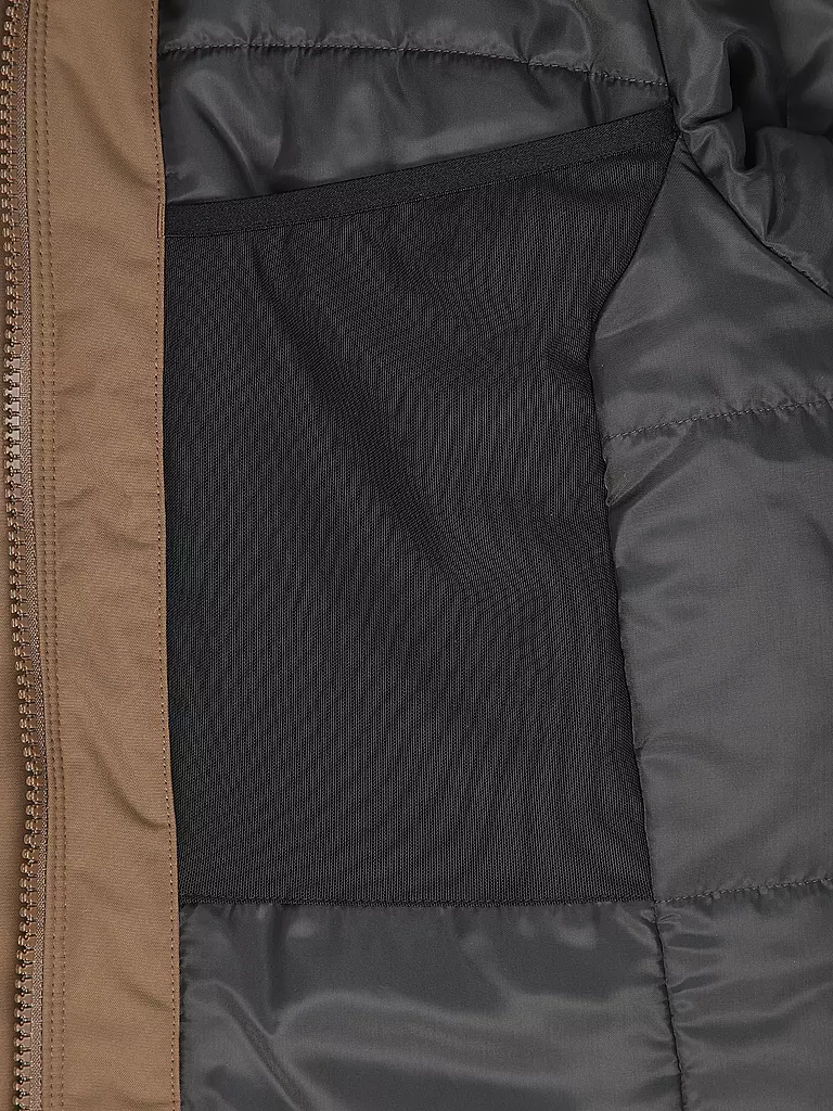 FJÄLLRÄVEN | Parka de invierno para mujer Nuuk Lite con capucha | Marrón