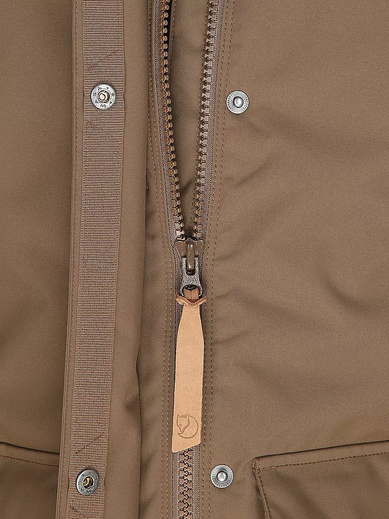 FJÄLLRÄVEN | Parka de invierno para mujer Nuuk Lite con capucha | Marrón