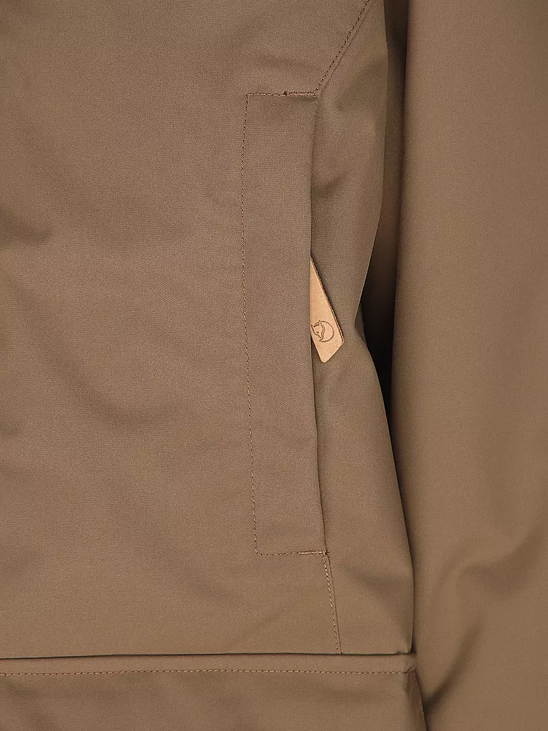 FJÄLLRÄVEN | Parka de invierno para mujer Nuuk Lite con capucha | Marrón