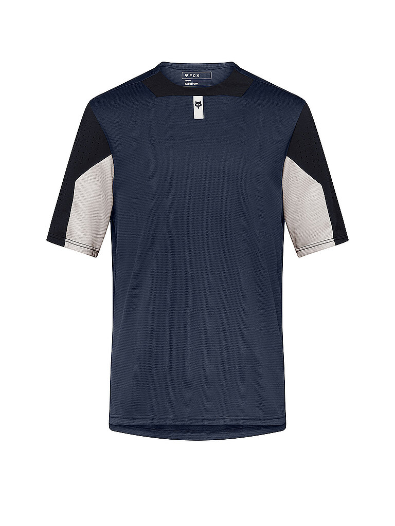 Maillot de ciclismo Defend para hombre azul oscuro S