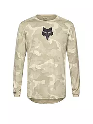 FOX | Camiseta de ciclismo para hombre de manga larga Ranger TruDri™ | Beige