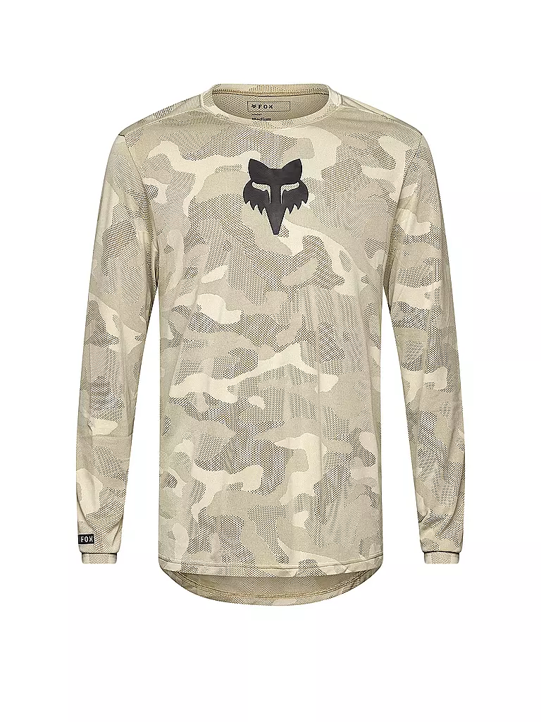 FOX | Camiseta de ciclismo para hombre de manga larga Ranger TruDri™ | Beige