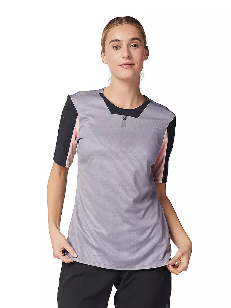FOX | Camiseta de ciclismo para mujer Defend | Gris claro