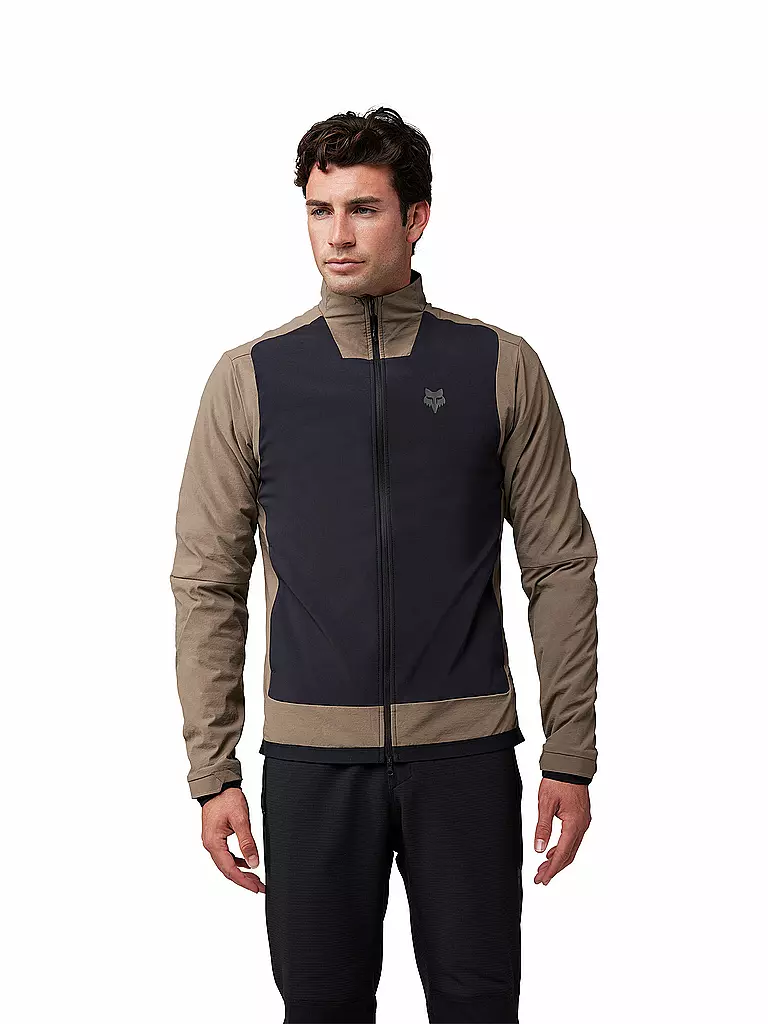 FOX | Chaqueta de ciclismo de invierno para hombre Defend Fire Alpha® | Marrón claro