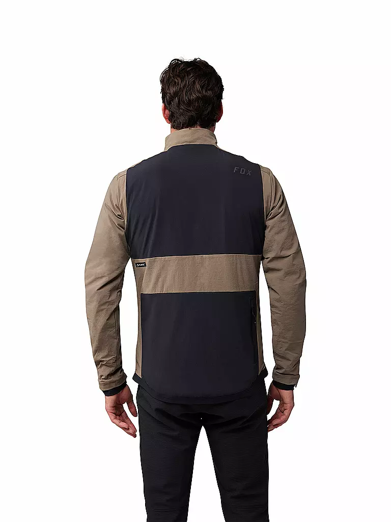 FOX | Chaqueta de ciclismo de invierno para hombre Defend Fire Alpha® | Marrón claro