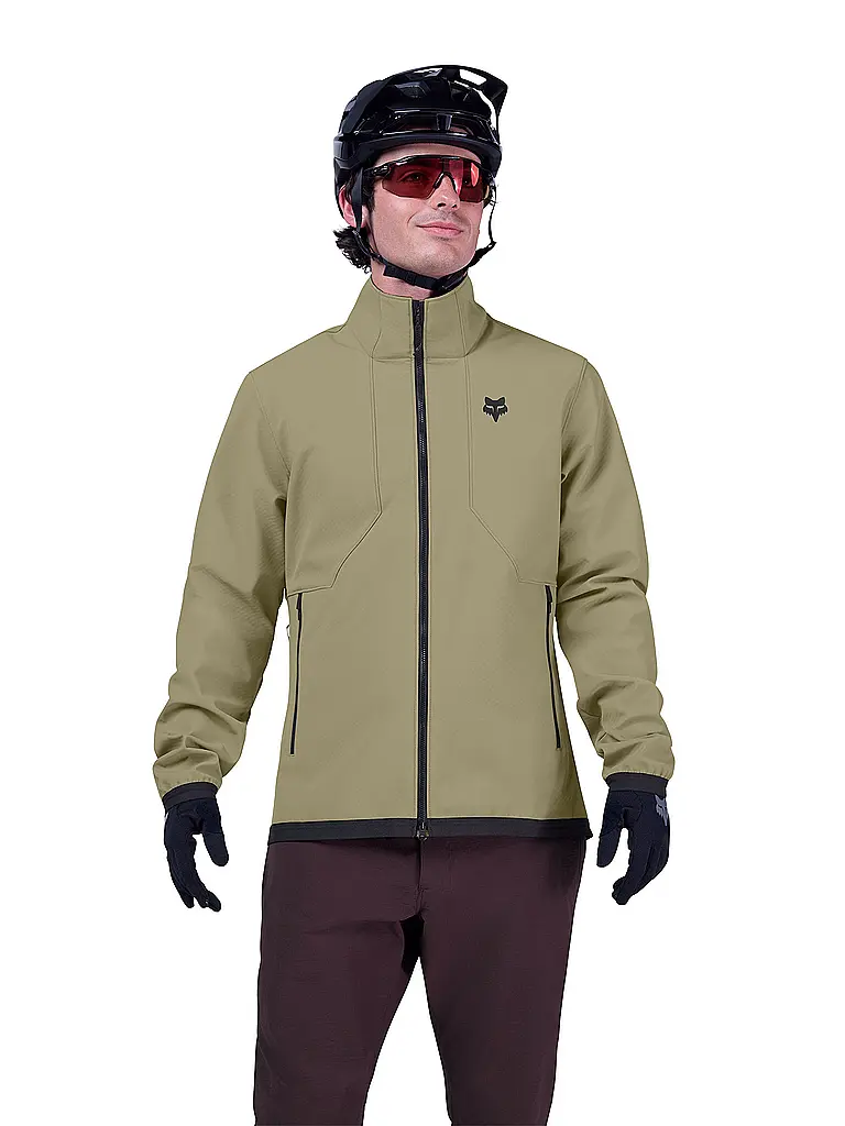 FOX | Chaqueta de ciclismo para hombre Ranger Fire | Marrón claro