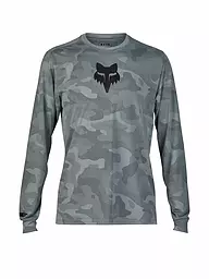 FOX | Herren Radshirt  Langarm-Jersey Ranger TruDri™ | Gris claro