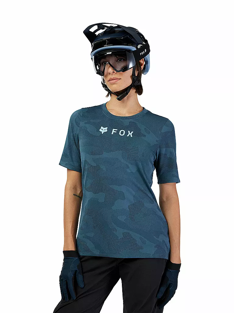 FOX | Maillot de ciclismo para mujer Range Tru Dri | Azul oscuro