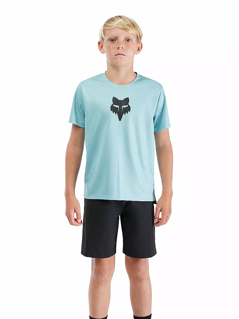 FOX | Maillot de ciclismo para niños Ranger Head | Azul claro