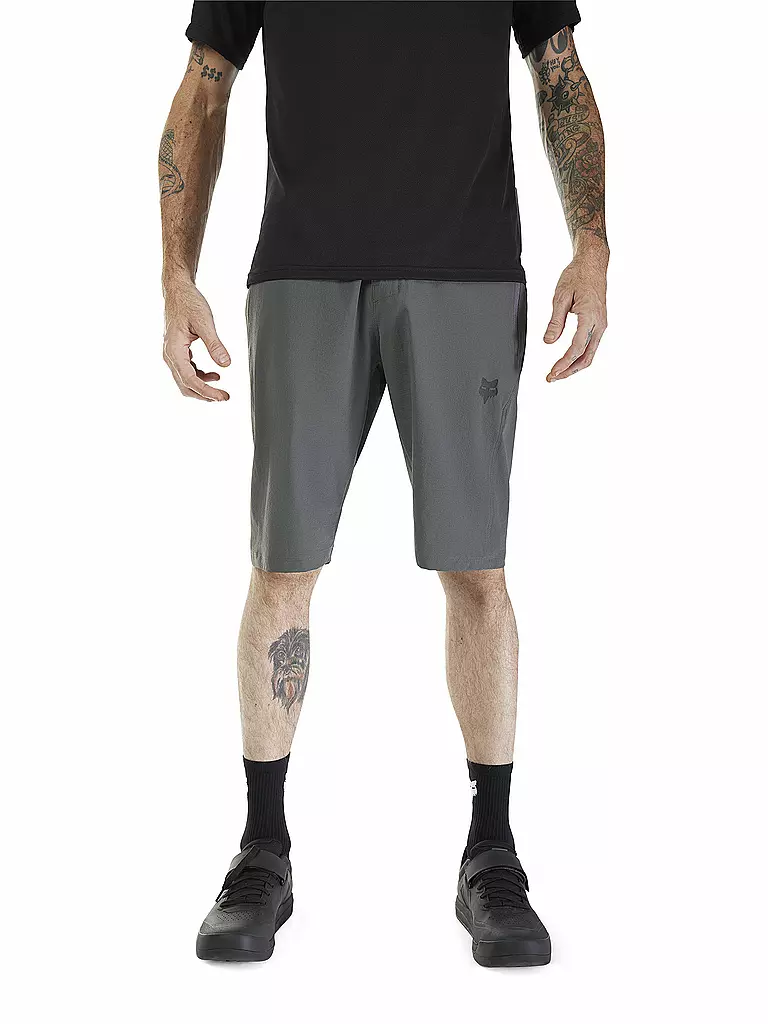 FOX | Pantalón corto de ciclismo Ranger para hombre | Gris