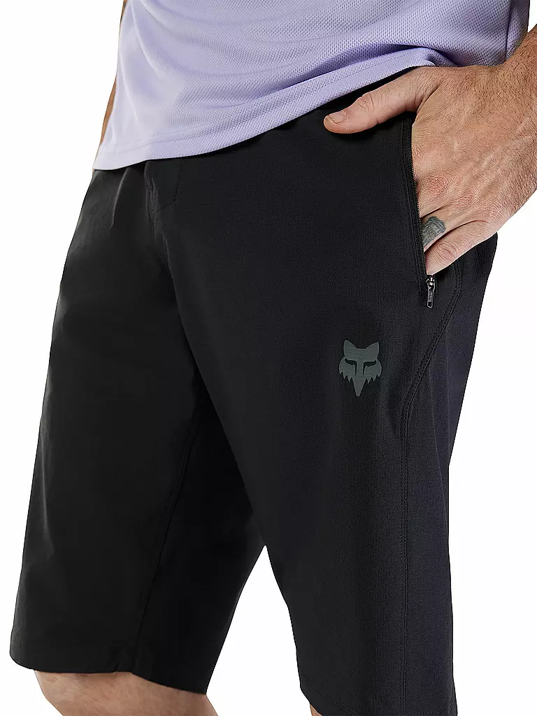 FOX | Pantalón corto de ciclismo Ranger para hombre | Negro