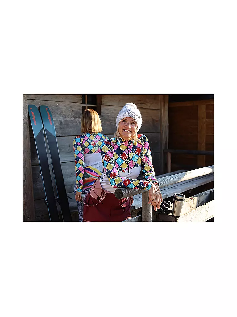 FREISEIN | Camiseta interior con cremallera para mujer Ski Mounten | 