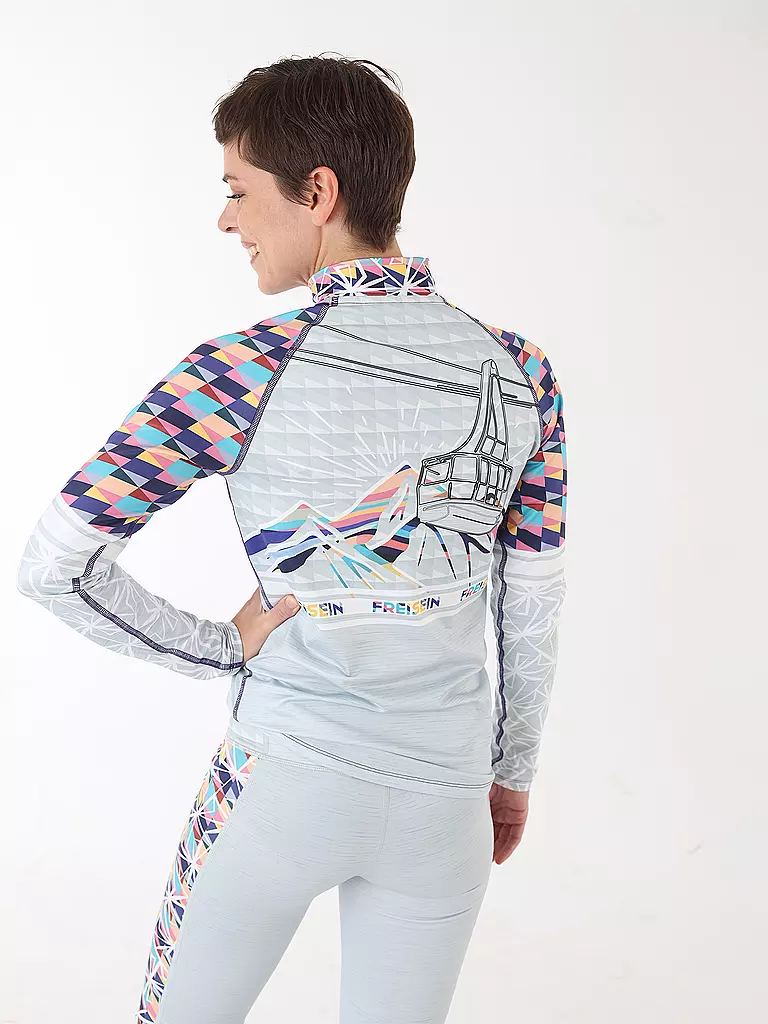 FREISEIN | Camiseta interior con cremallera para mujer Sky Fever | 