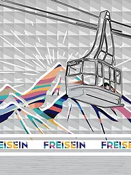 FREISEIN | Damen Multifunktionstuch HavensLadder | Gris claro