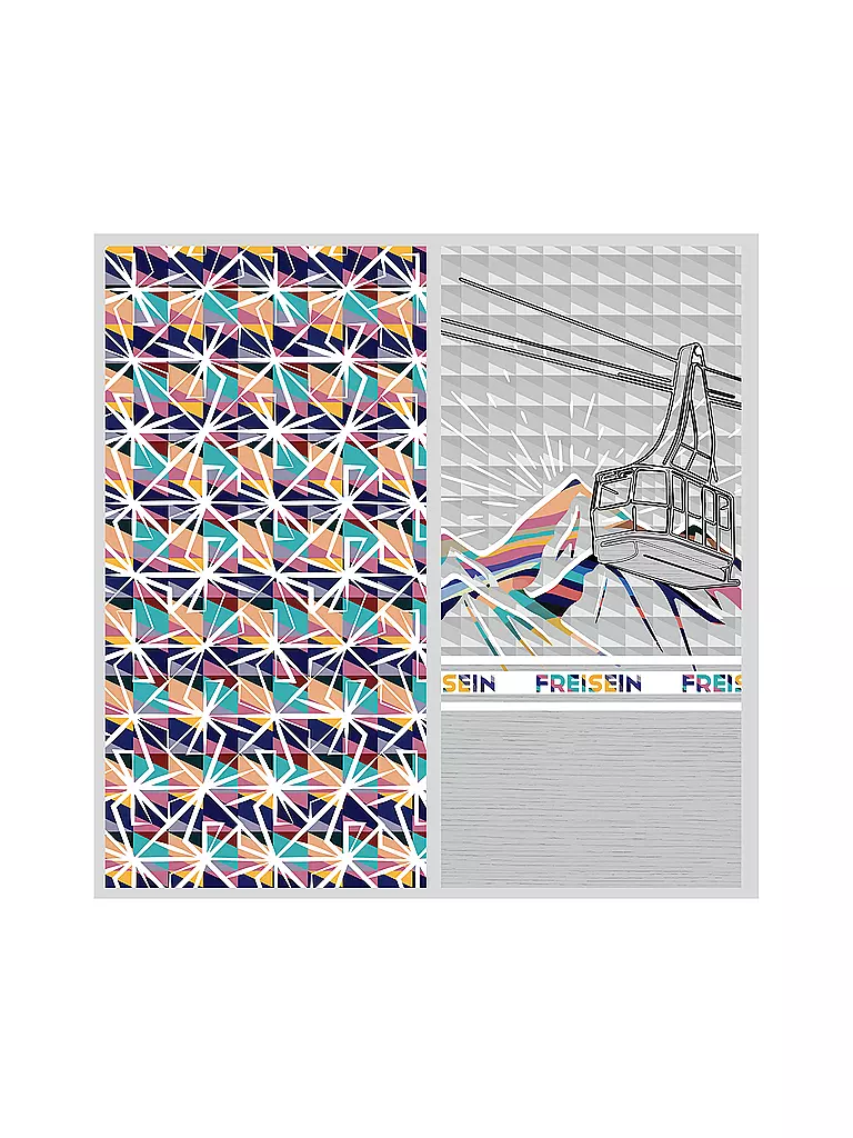 FREISEIN | Damen Multifunktionstuch HavensLadder | Gris claro