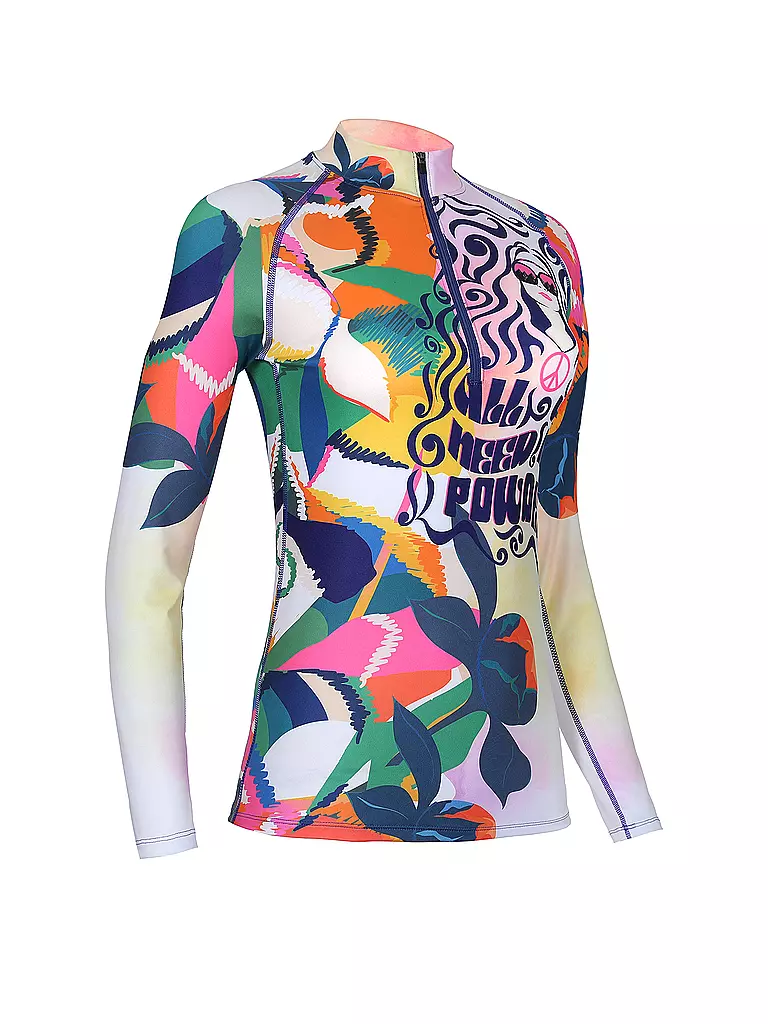 FREISEIN | Damen Unterzieh Zipshirt UpsideDown | Multicolor